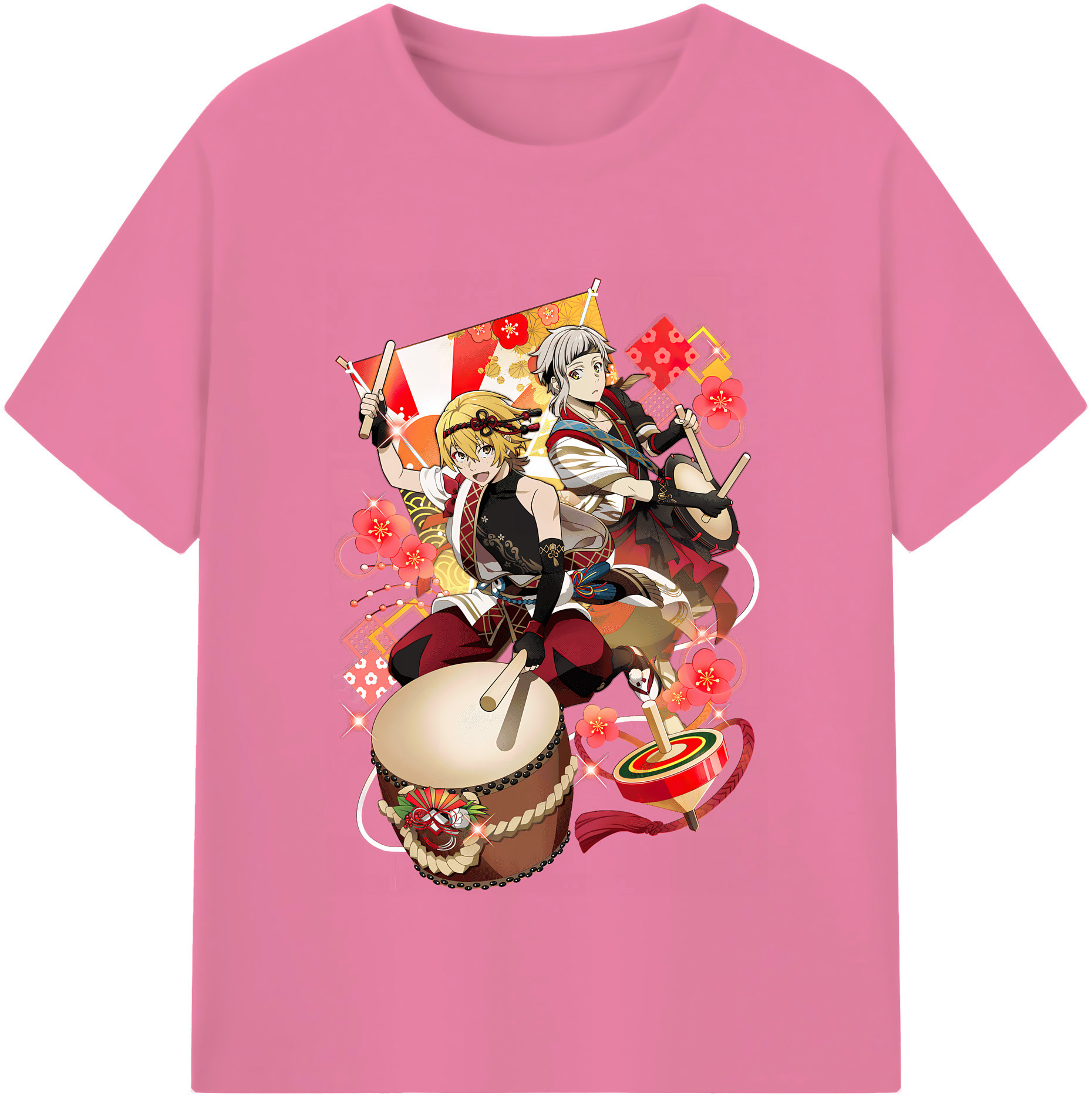 （画像用） 文豪ストレイドッグス Bungo Stray Dogs 綿100％半袖Tシャツ（フロントプリント）
